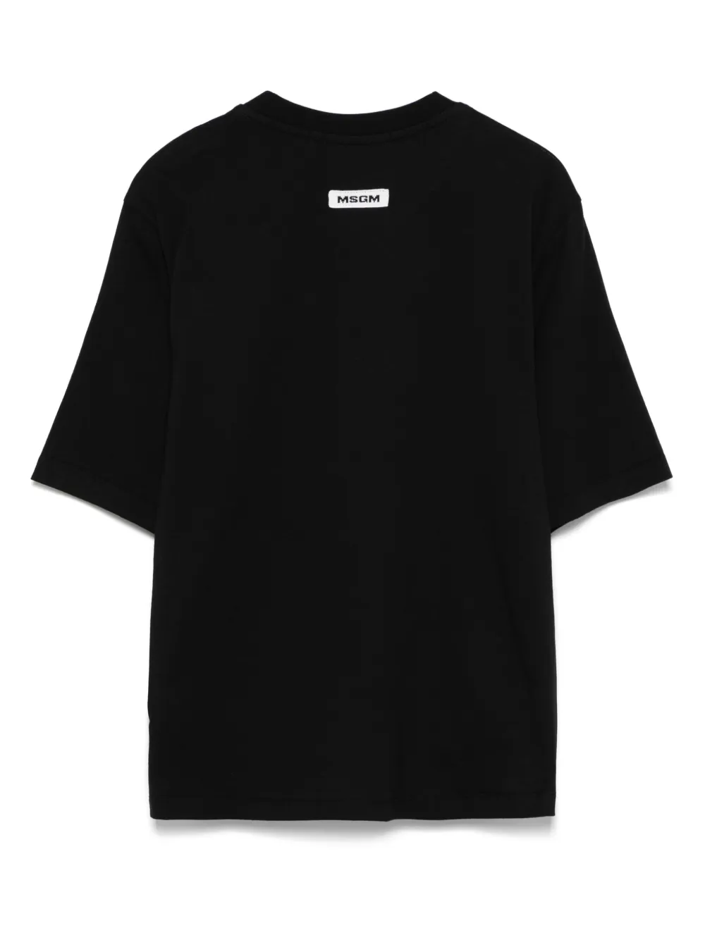 MSGM Katoenen T-shirt - Zwart