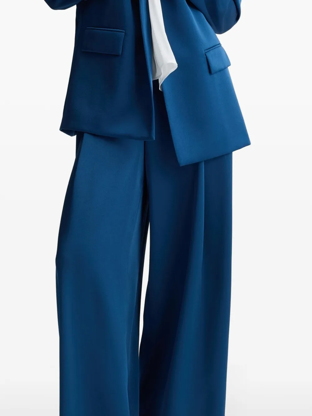 LIU JO Palazzo Trousers | Blue | FARFETCH OM