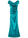 Talbot Runhof satin gown - Green