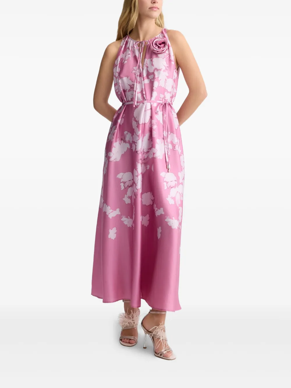 LIU JO printed satin dress - Roze