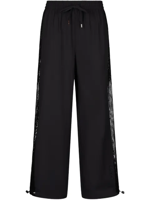 LIU JO mesh-panelled trousers