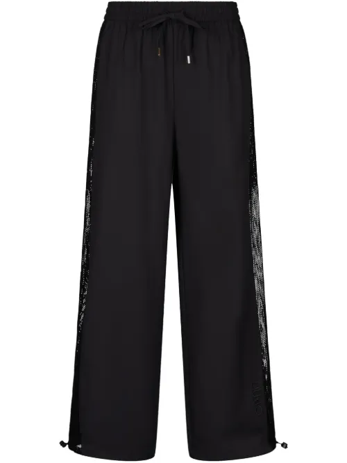 Pantalon à empiècements en mesh - LIU JO - Modalova