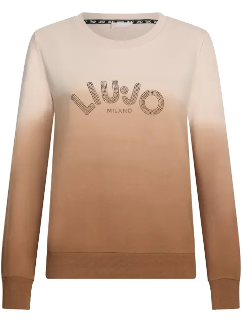 LIU JO rhinestone-embellished sweatshirt