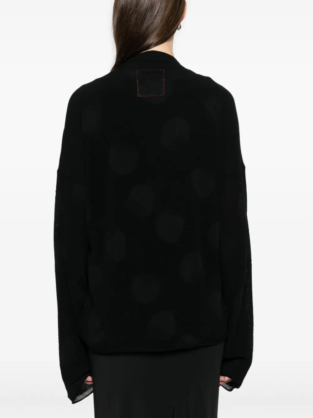 Uma Wang Vest met jacquard Zwart