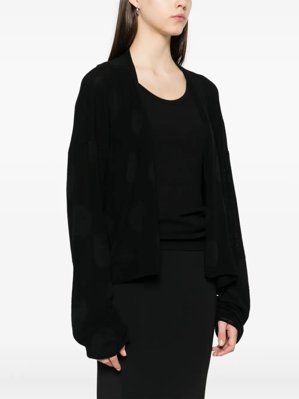 Uma Wang Vest met jacquard Zwart