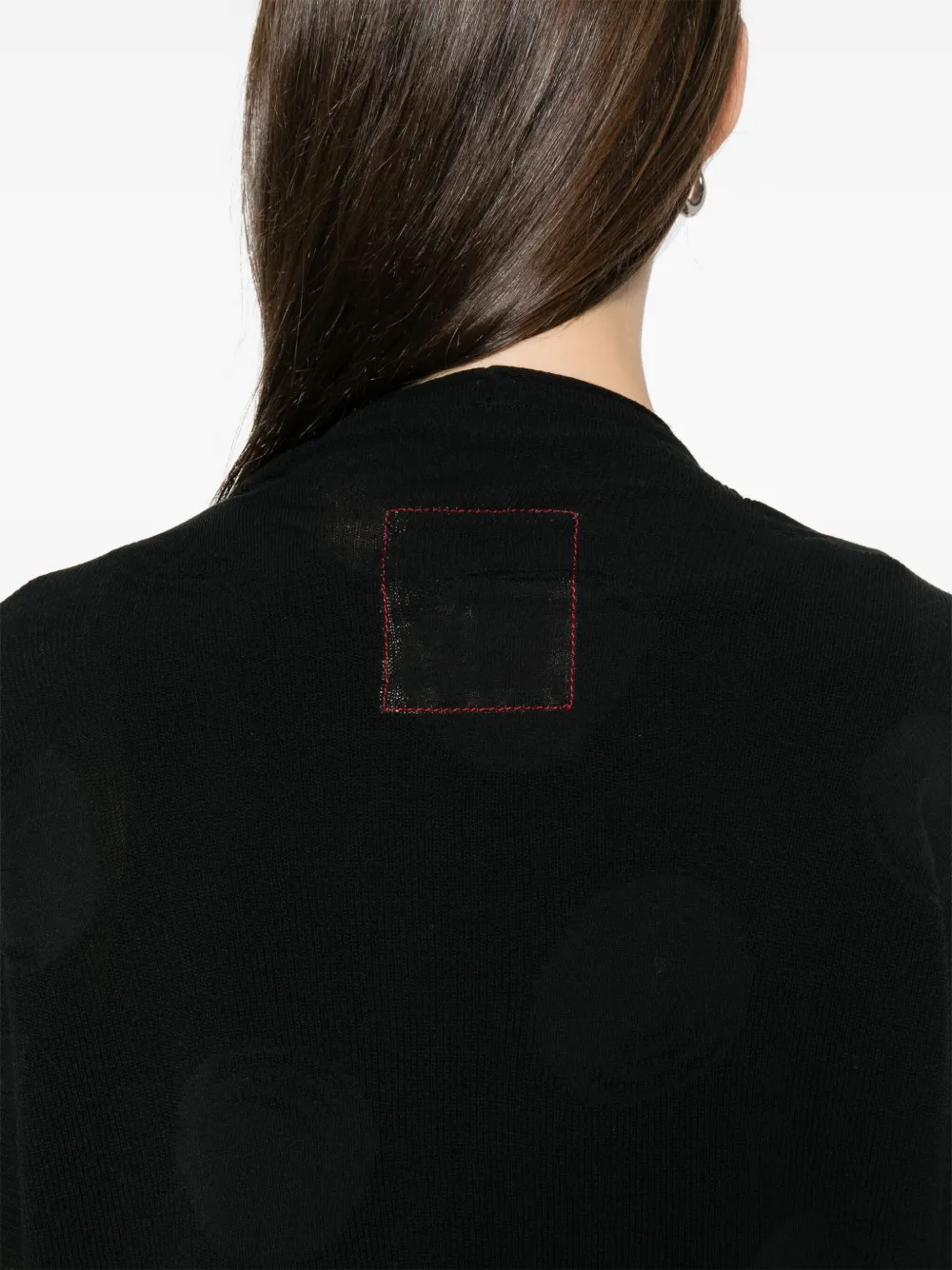 Uma Wang Vest met jacquard Zwart