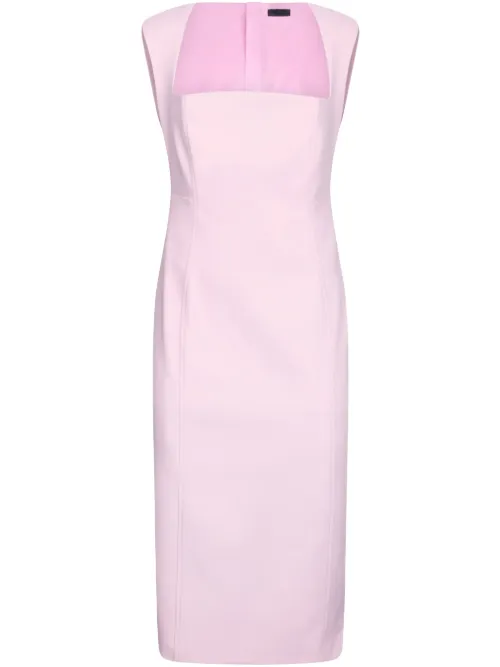 Robe mi-longue à détail de découpe - LIU JO - Modalova