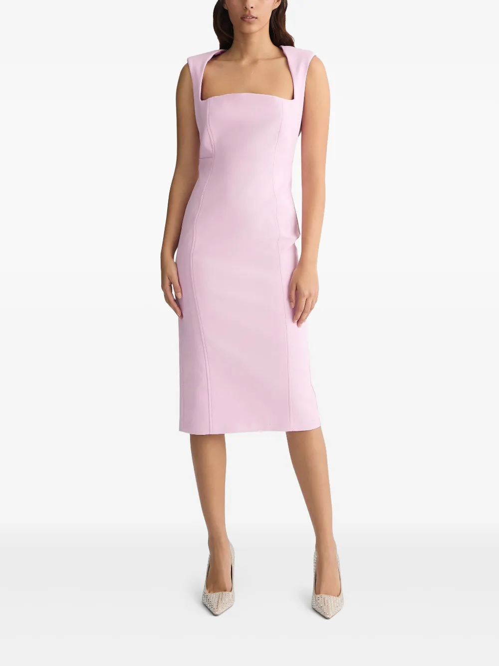 LIU JO Stretch-midi-jurk - Roze