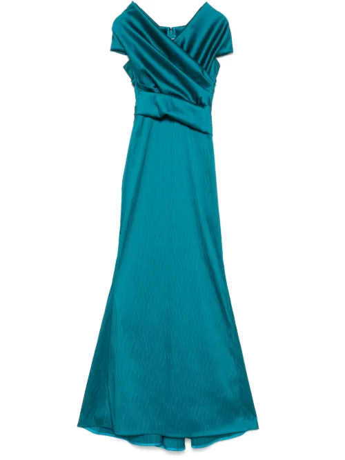 Robe longue à rayures - Talbot Runhof - Modalova