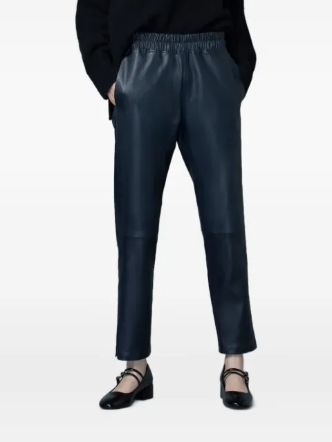 Inès & Maréchal Jardin leather trousers