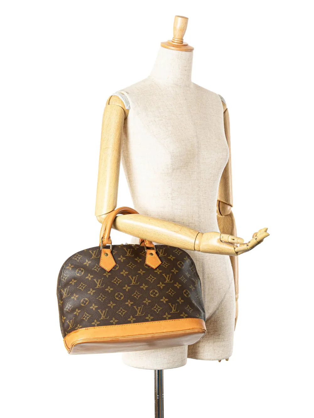 Louis Vuitton Pre-Owned 1995 Monogram Alma PM handtas - Bruin