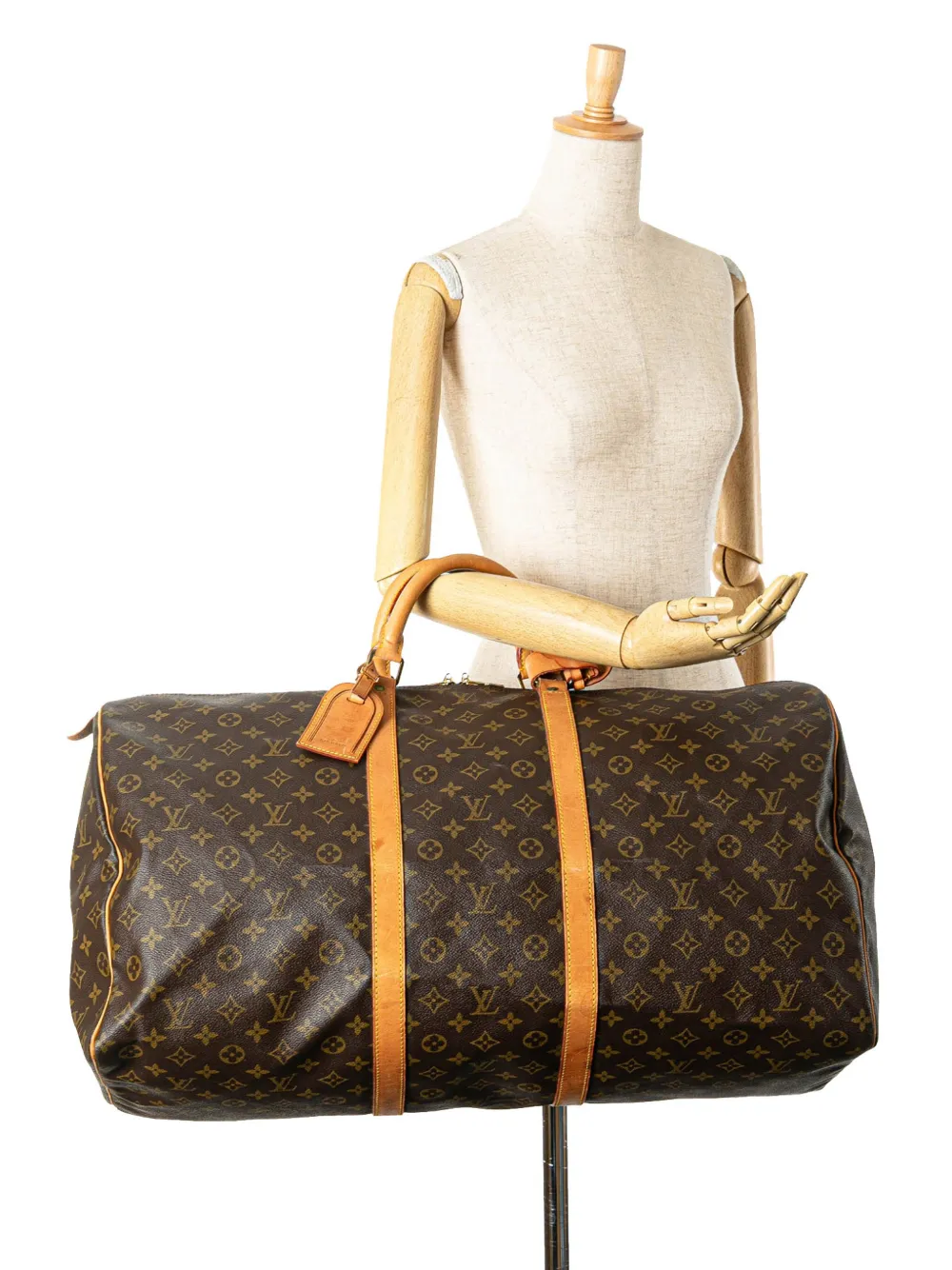 Louis Vuitton Pre-Owned 1990 pre-owned Monogram Keepall 60 reistas - Bruin