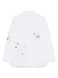 PS Paul Smith floral-embroidery shirt - White