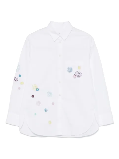 PS Paul Smith floral-embroidery shirt