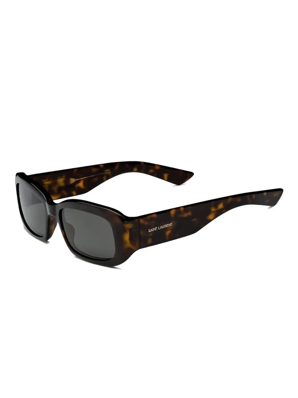 Saint Laurent Eyewear SL 809 tortoiseshell-rectangle sunglasses - Bruin
