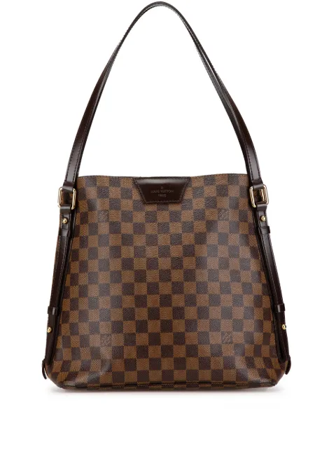 Louis Vuitton Pre-Owned 2012 다미에 에벤 카바스 리빙턴 토트 백