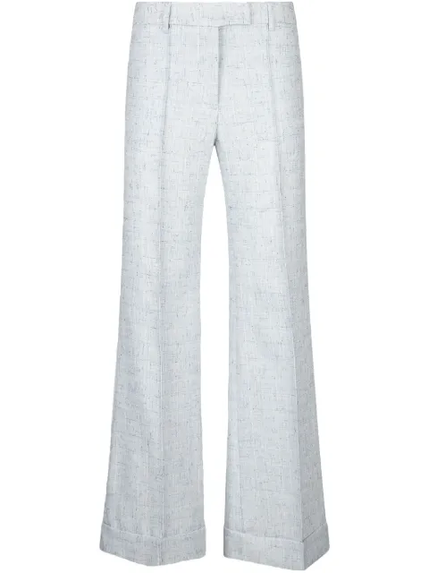 LIU JO high-rise flared trousers