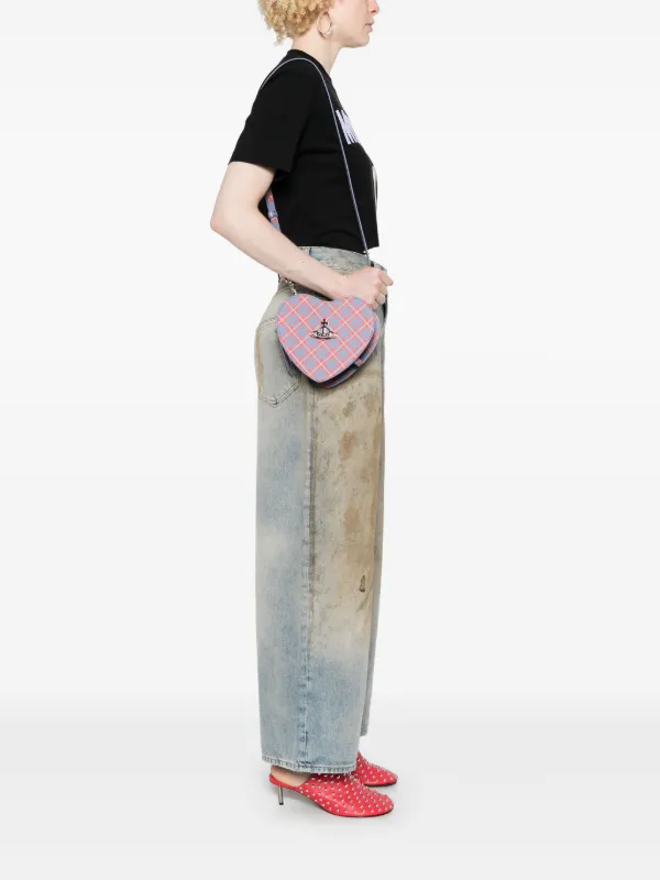 Vivienne Westwood Louise Heart ショルダーバッグ | ブルー | FARFETCH JP