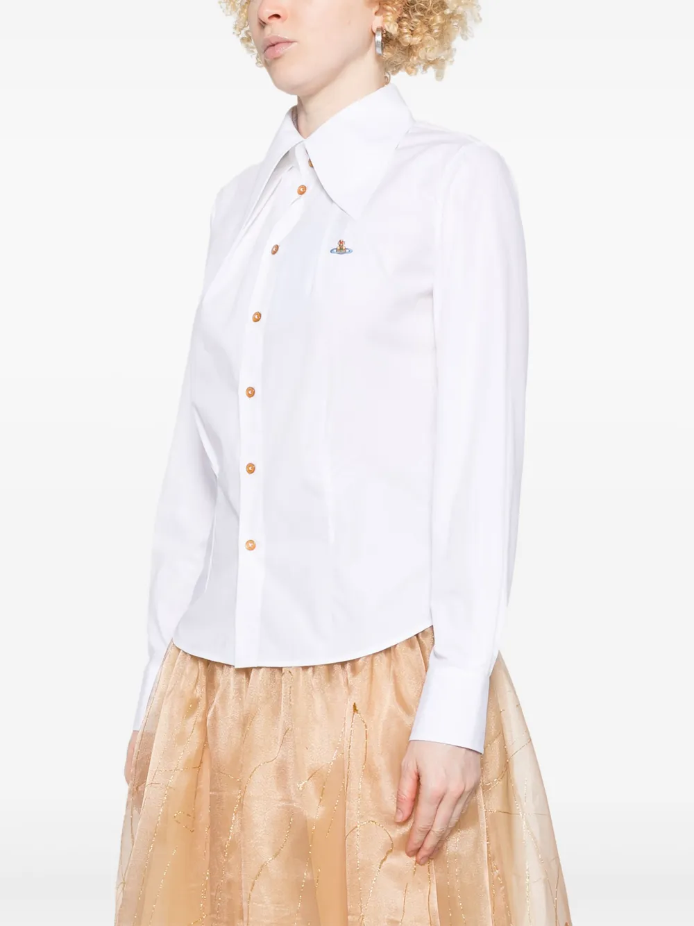 Vivienne Westwood Viool blouse Wit