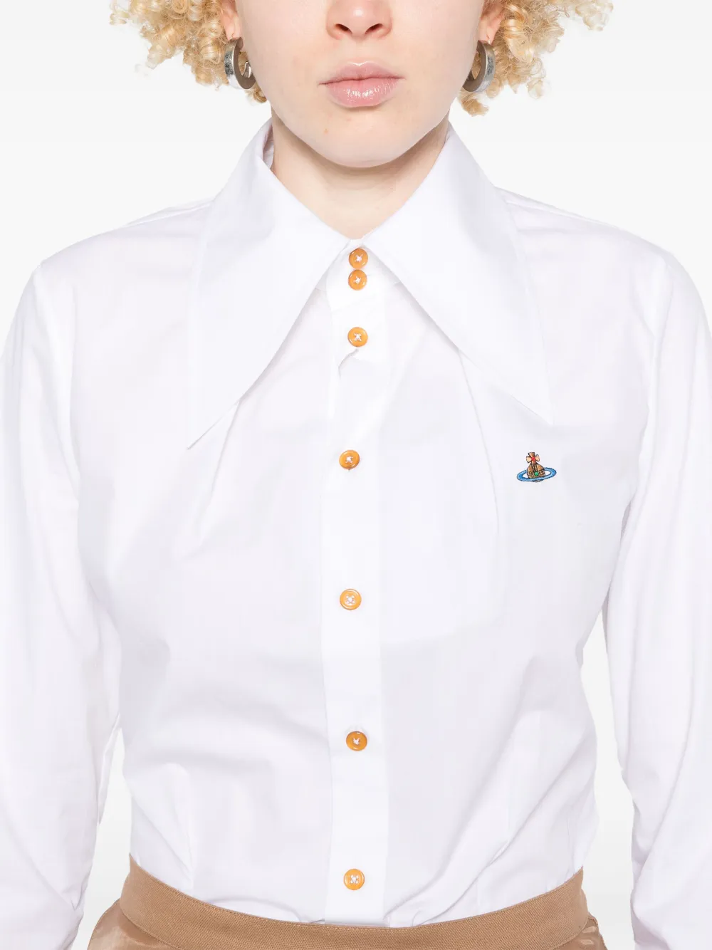 Vivienne Westwood Viool blouse Wit