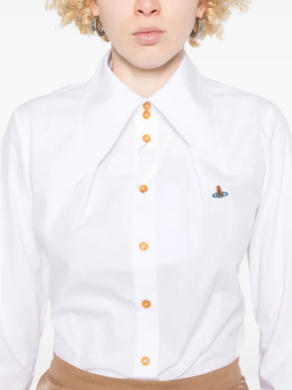 Vivienne Westwood ハイカラーシャツ　ホワイト Vivienne Westwood ハイカラーシャツ ホワイト