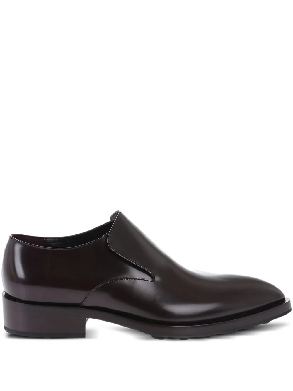 Jil Sander pointed leather loafers | rouge | Image 1