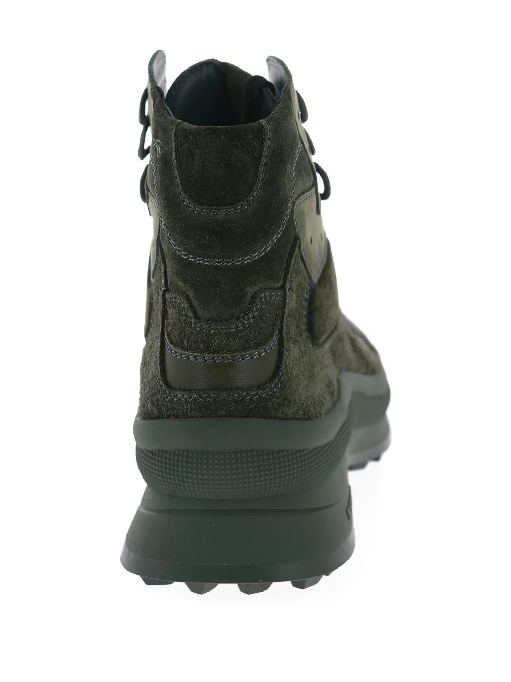 Jil Sander suede hi-top sneakers Green