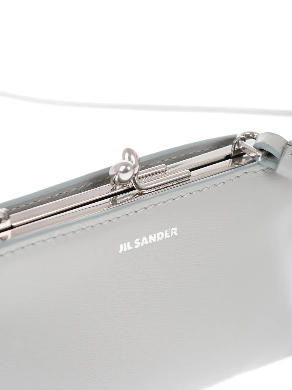 Jil Sander Leren crossbodytas Wit