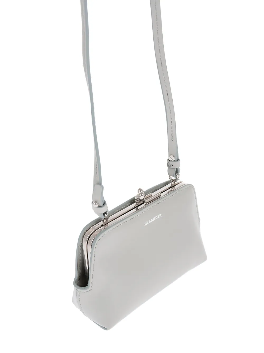 Jil Sander Leren crossbodytas Wit
