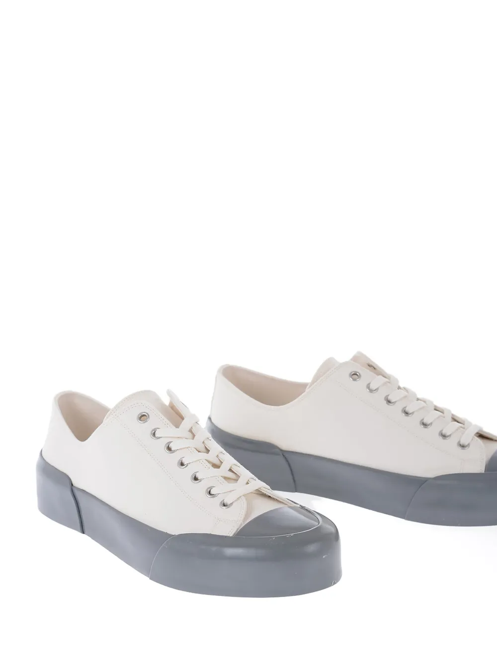 Jil Sander Canvas sneakers Wit
