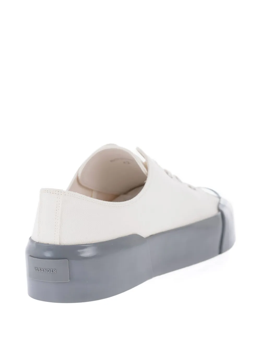 Jil Sander Canvas sneakers Wit
