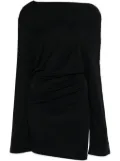 Jacquemus draped mini dress - Black