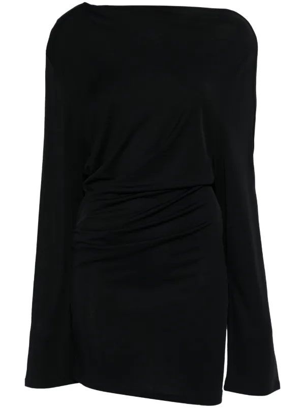 【送料&関税込】Jacquemus Drape Detailed Dress Jacquemus Embroidered long draped floral dress | The Fashion