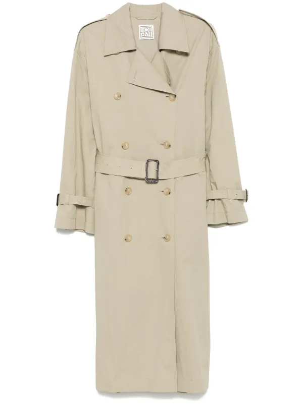 【TOTEME】Crisp summer trench トレンチコート/ 各色 Crisp summer trench clay – TOTEME