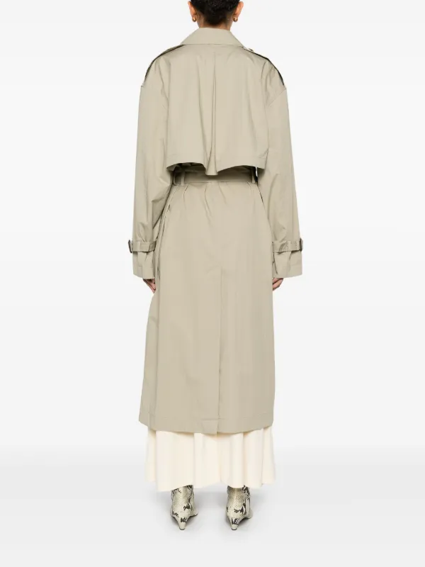 【関税込み】TOTEME カーキ Crisp Summer トレンチコート Crisp summer trench clay – TOTEME
