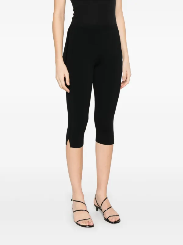 パンツ TOTEME Capri wool blend trouser Nero Wool-blend capri pants in black - Toteme | Mytheresa