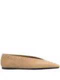 TOTEME suede ballet flats - Neutrals