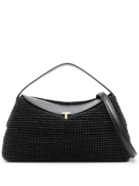TOTEME T-Lock woven tote bag 