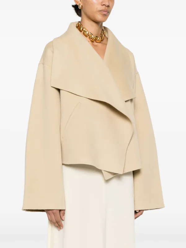 TOTEME Signature Double Jacket | Neutrals | FARFETCH