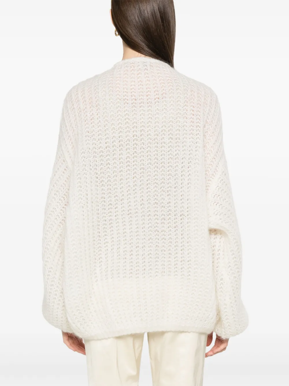 TOTEME Vest met pofmouwen Wit