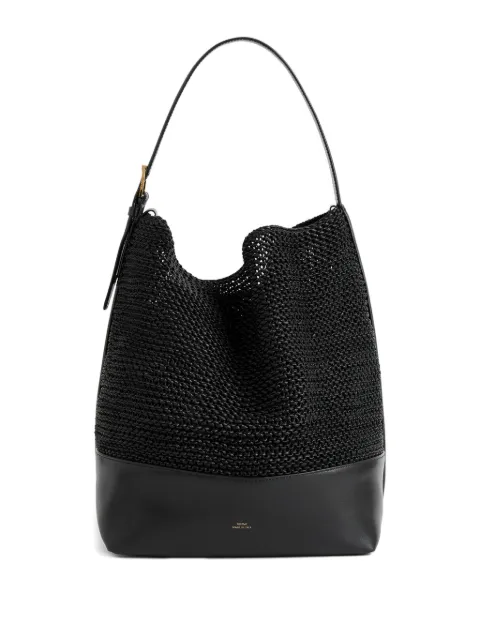 TOTEME belted woven tote bag