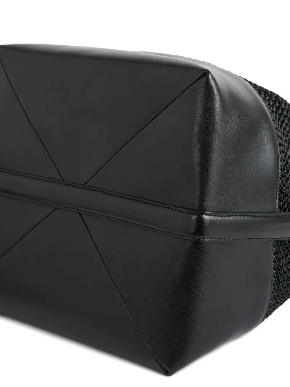 TOTEME Geweven shopper met band Zwart