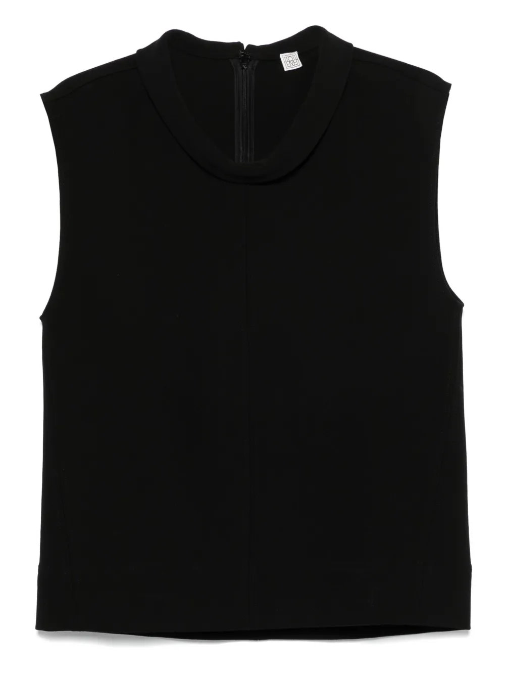 TOTEME high-neck blouse | Black | Image 1