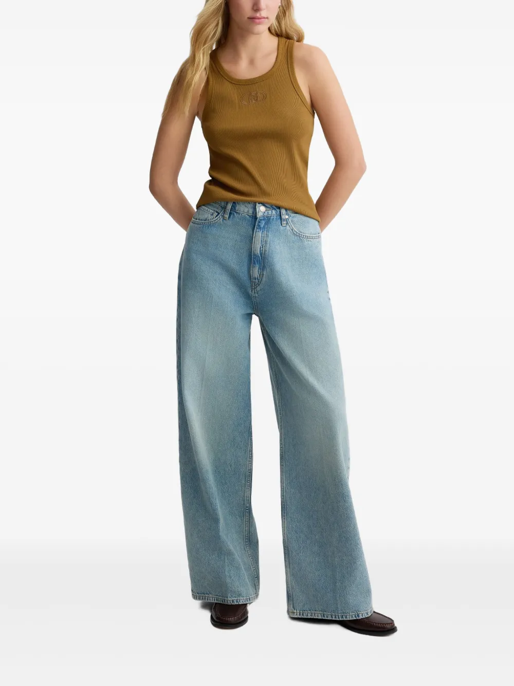 LIU JO wide-leg jeans - Blauw