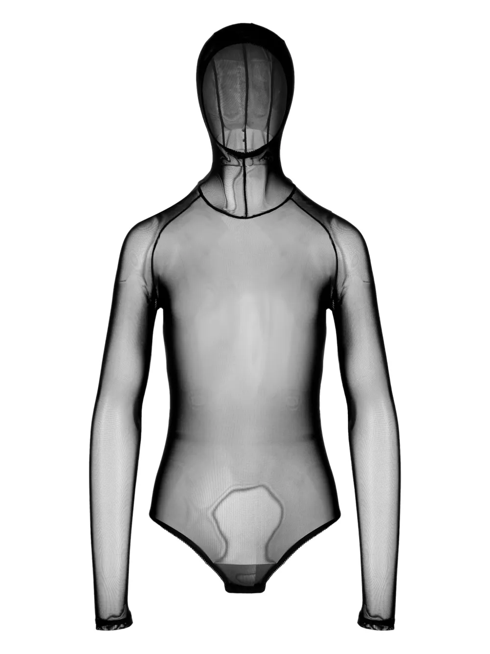 Ioana Ciolacu hooded bodysuit | Black | Image 1