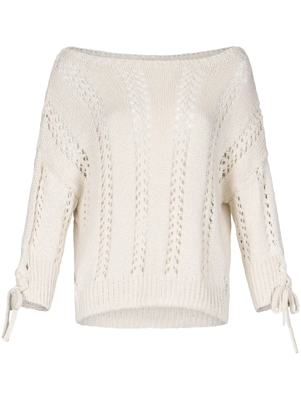 LIU JO Gehaakte sweater Wit