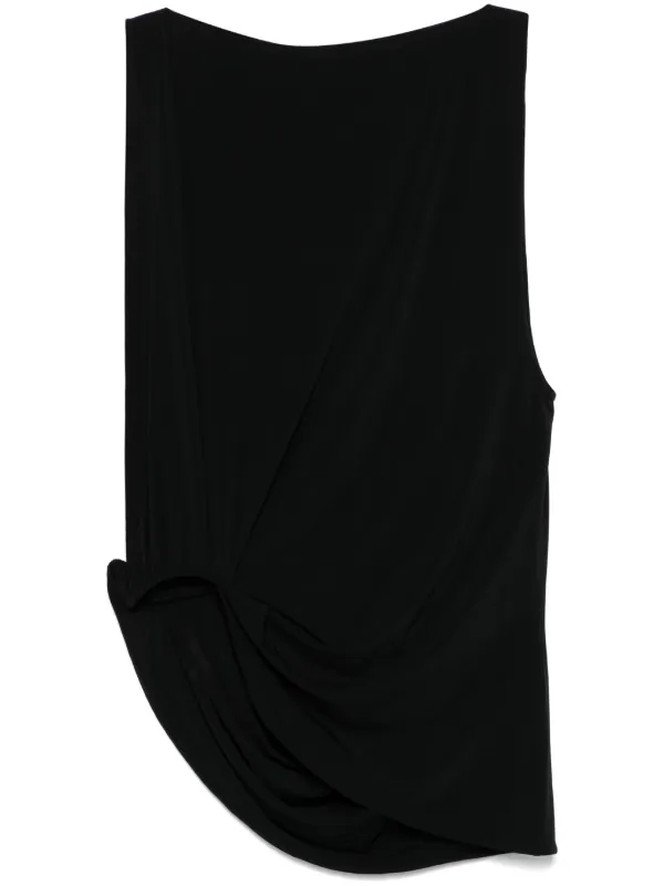 Jacquemus Le Haute Peplo Top in Black
