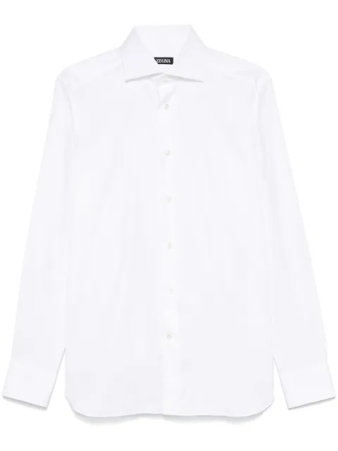 Zegna spread-collar shirt