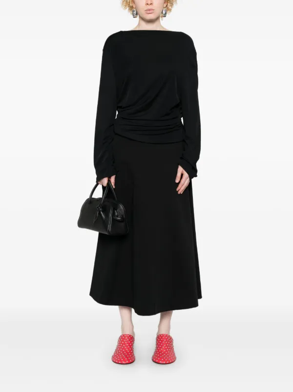 JACQUEMUS トップス Jacquemus Draped Top | Black | FARFETCH