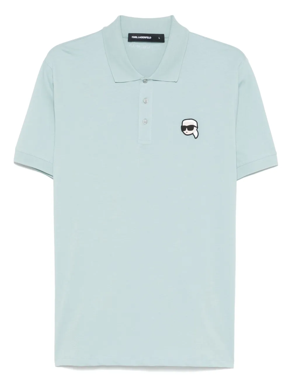 Karl Lagerfeld playera tipo polo Ikon | azul | Image 1